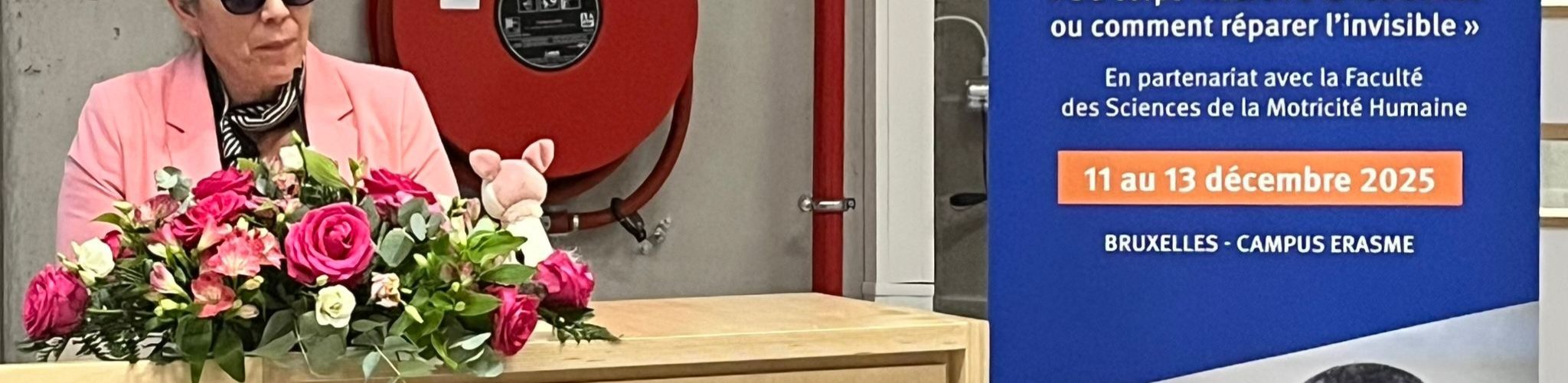 Marie Rabatel prend la parole au congrès de la Chaire Internationale Denis Mukwege