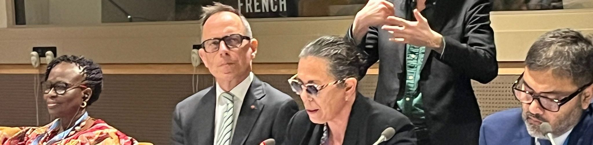 Intervention de Marie Rabatel aux Nations-Unies à New-York