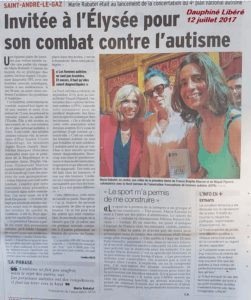 L’AFFA à l’Élysée pour le lancement du plan Autisme 4