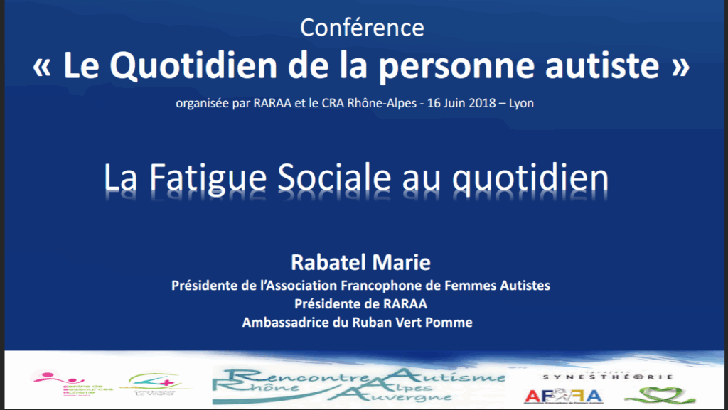 La fatigue sociale au quotidien : intervention de Marie Rabatel, conférence à Bron – 16 juin 2018