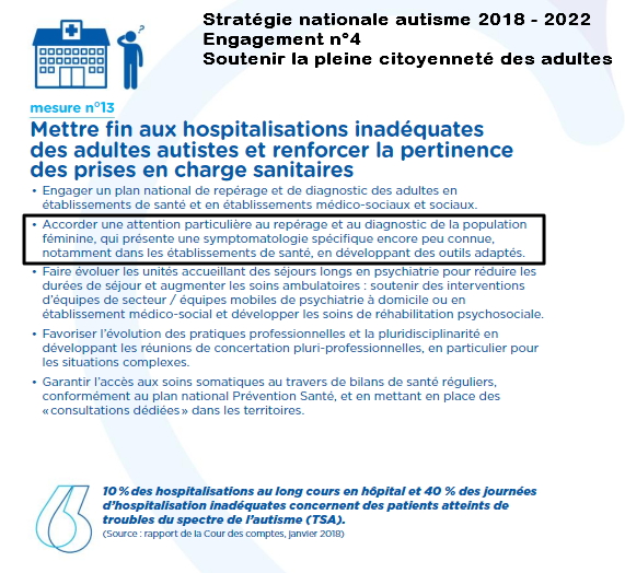 La place des femmes dans la stratégie autisme 2018-2022