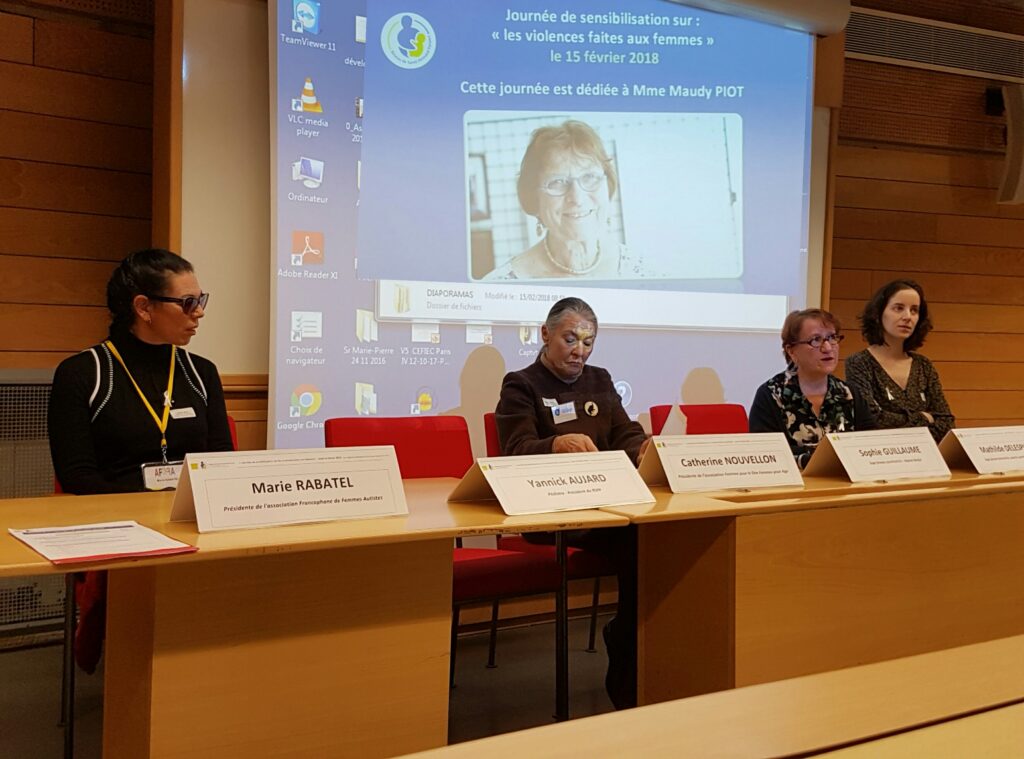 Intervention de la présidente de l’AFFA à la journée de sensibilisation des violences faites aux femmes – Paris, 15/02/18