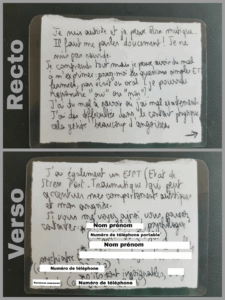 Une carte d’identité du fonctionnement autistique pour les situations d’urgence