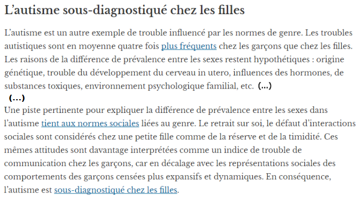 Les stéréotypes de genre nuisent à la santé des femmes… et des hommes