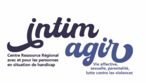 Logo d’IntimAgir, centre ressource régional vie affective, sexuelle et parentalité des personnes en situation de handicap